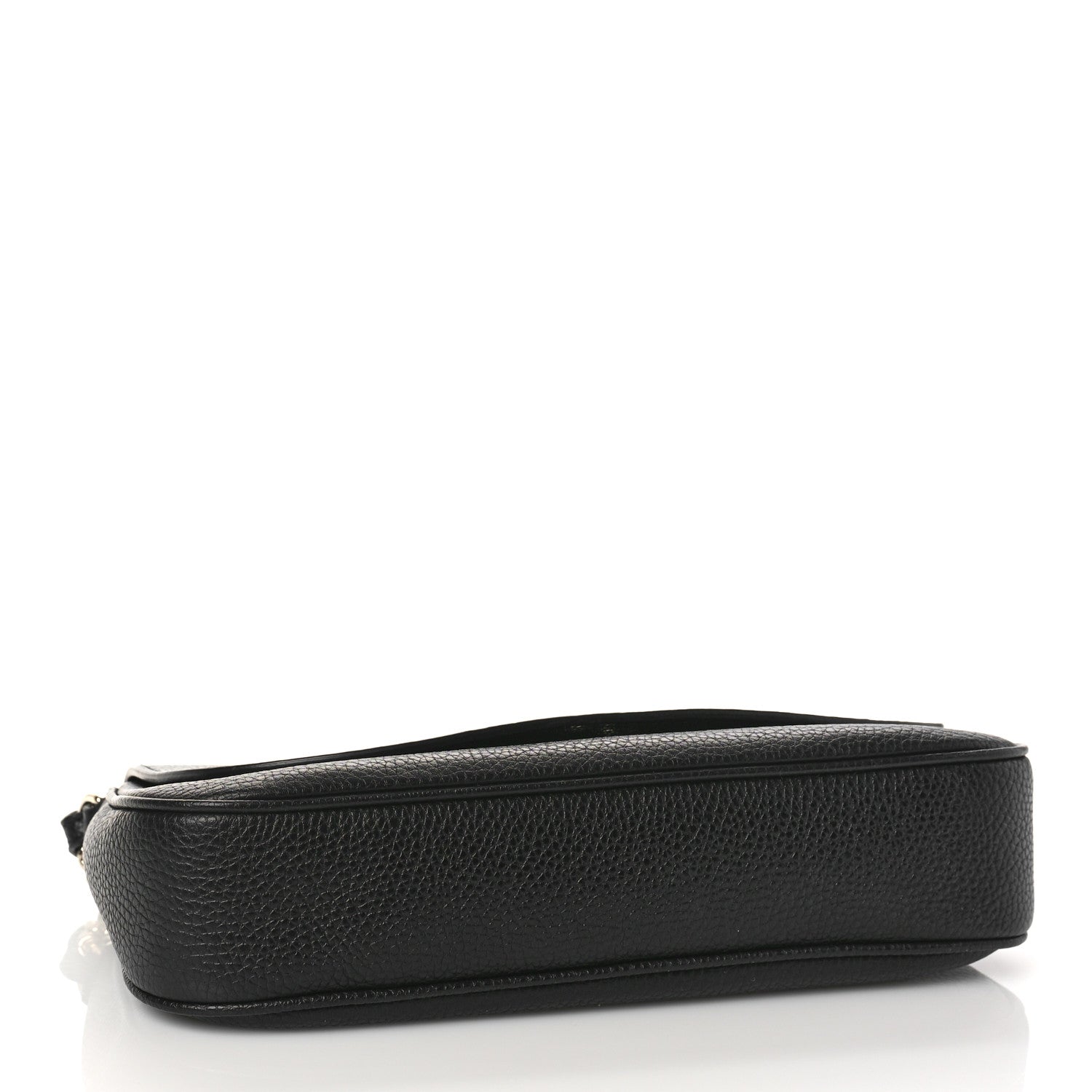 Gucci Pebbled Calfskin Medium Soho Flap Crossbody Black 4 of 9