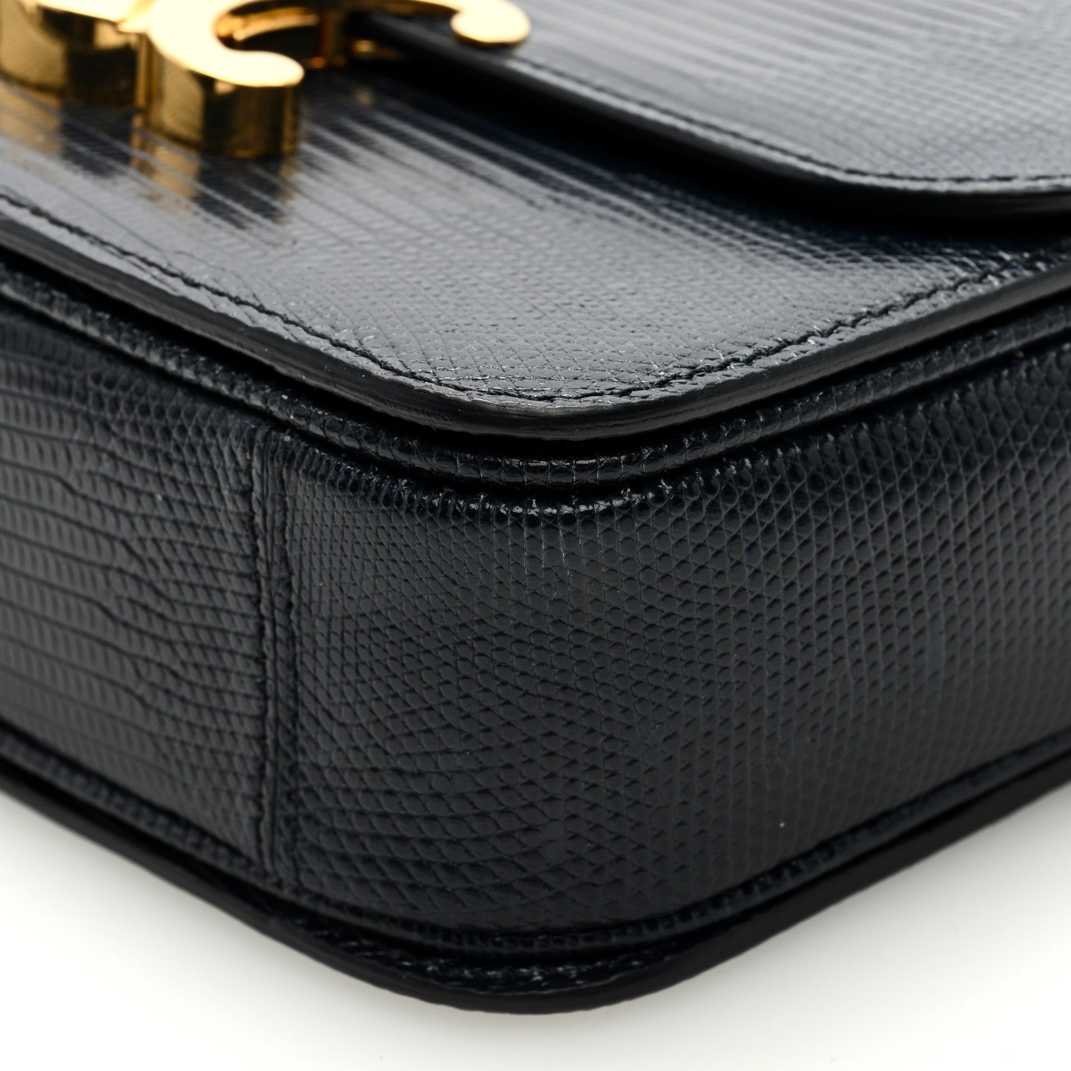 Celine Lizard Teen Triomphe Navy Blue 9 of 10