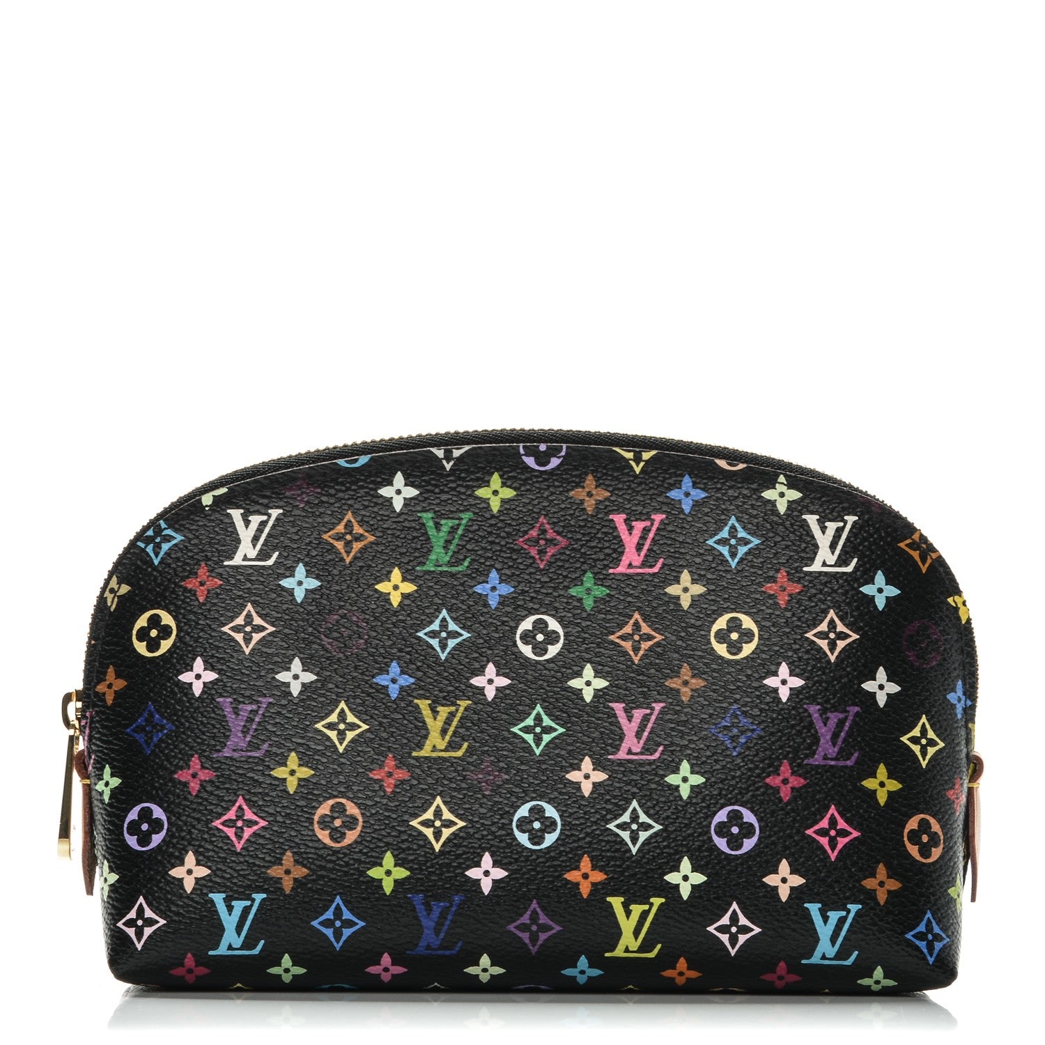 Louis Vuitton Monogram Multicolor Cosmetic Pouch Black Grenade 1 of 7