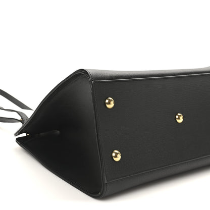 Saint Laurent Textured Calfskin Medium Classic Y Cabas Black 8 of 9