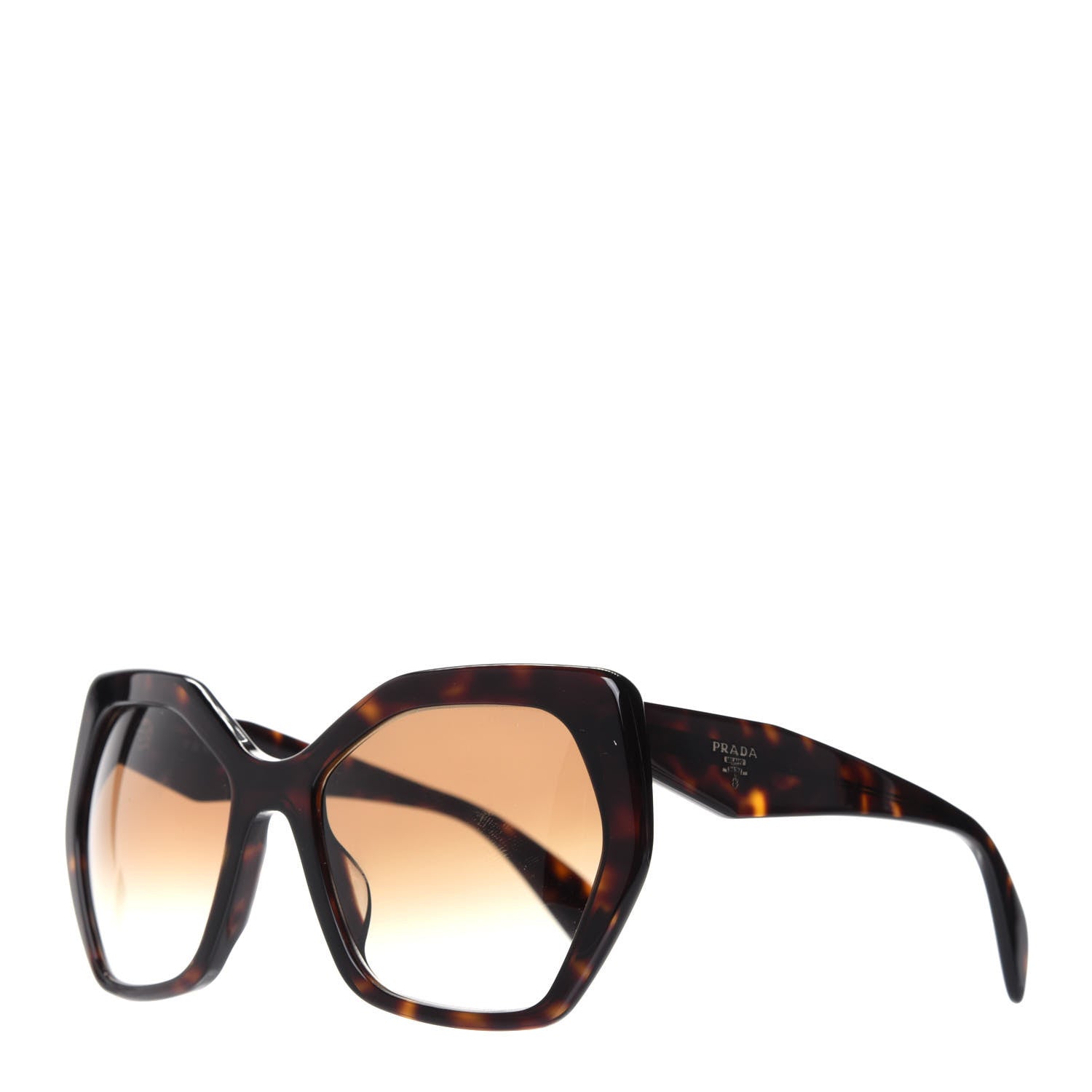 Prada Acetate Sunglasses SPR 16R Havana 1 of 7