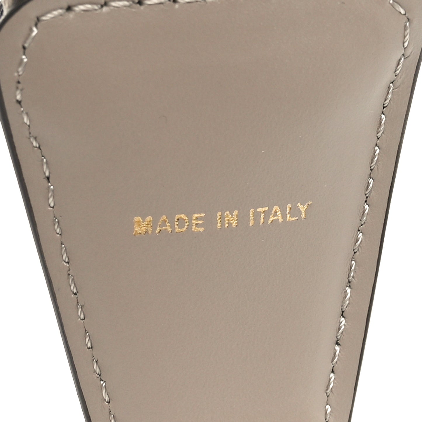 Jacquard Ribbon Vitello King FF Bi-Color Intreccio Adjustable Strap You Tortora White Anthracite