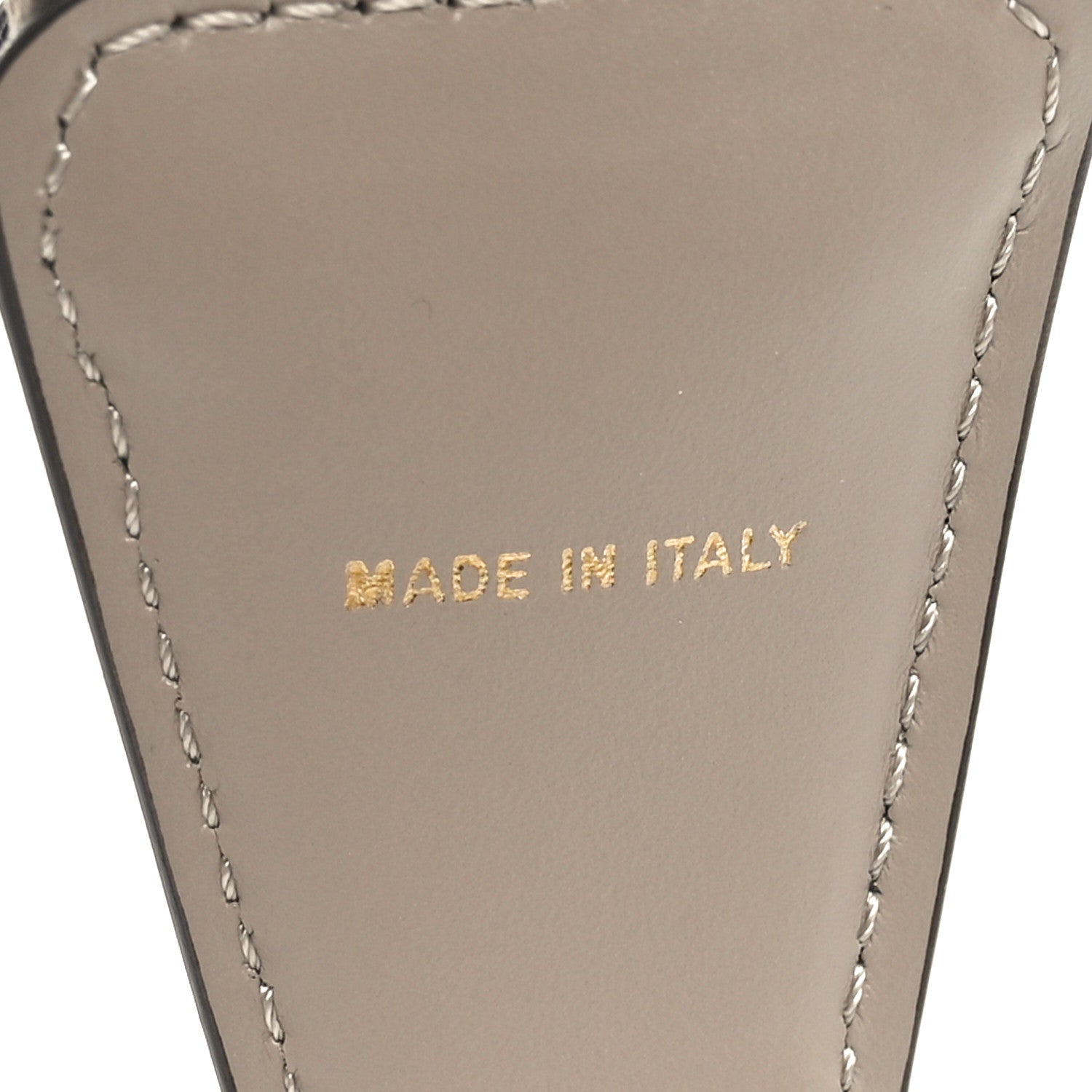 Fendi Jacquard Ribbon Vitello King FF Bi-Color Intreccio Adjustable Strap You Tortora White Anthracite 4 of 4