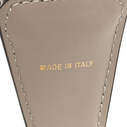 Fendi Jacquard Ribbon Vitello King FF Bi-Color Intreccio Adjustable Strap You Tortora White Anthracite 4 of 4