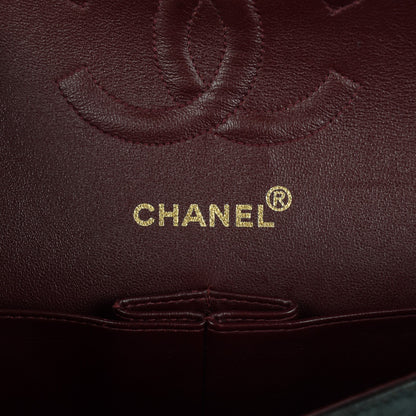 Chanel Lambskin Quilted Medium Double Flap Black 8 of 10