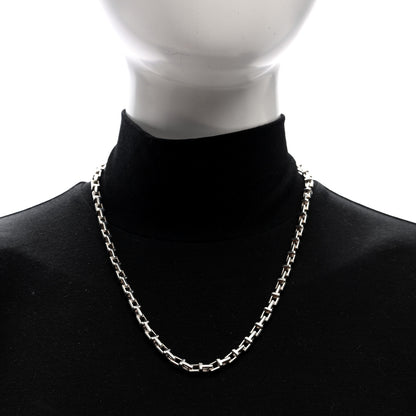 Tiffany Sterling Silver T Link Necklace 2 of 5