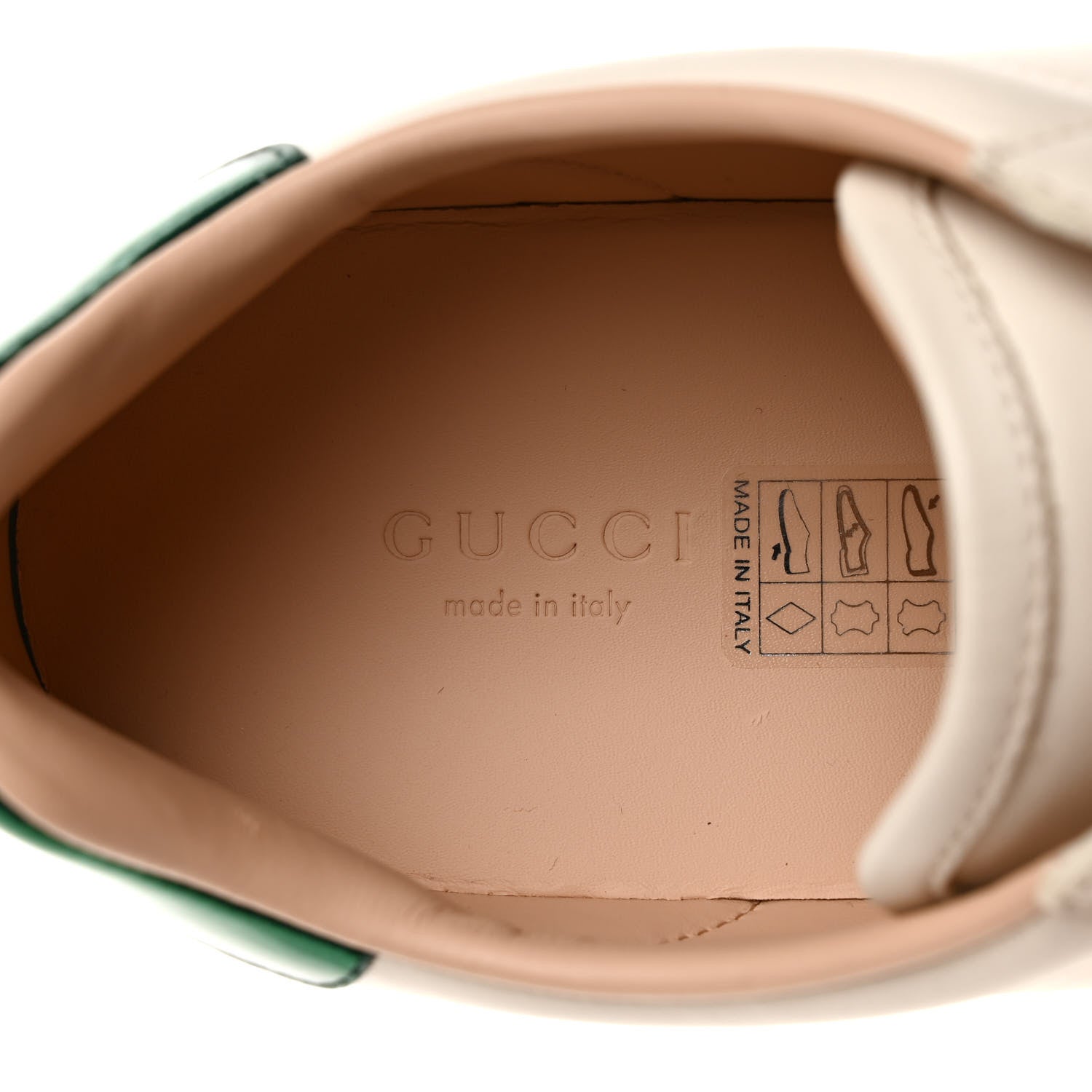 Gucci Calfskin Mystic Cat Print Womens Ace Sneakers 38 White 8 of 10