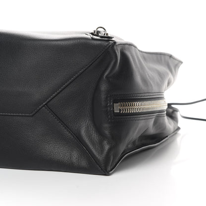 Balenciaga Supple Calfskin Papier A4 Zip Around Tote Black 10 of 11