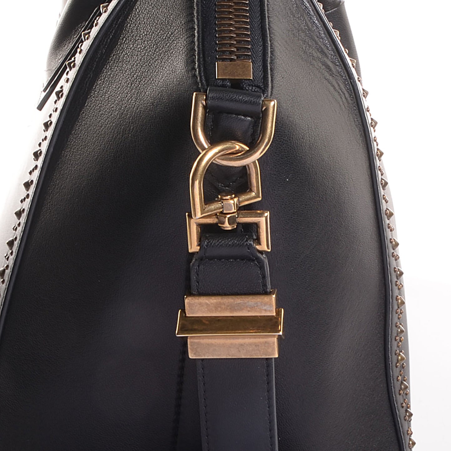 Calfskin Medium Studded Antigona Black