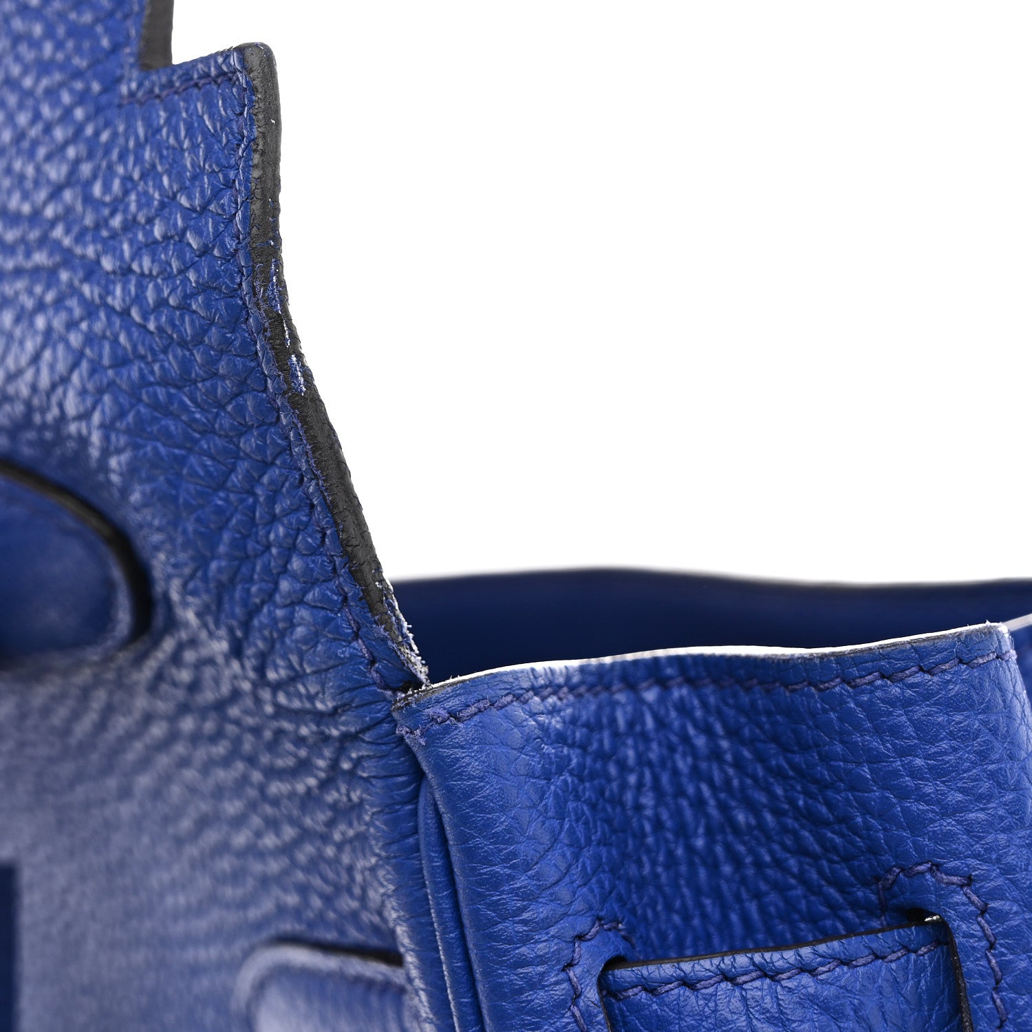 Hermes Togo Kelly Retourne 35 Bleu Electrique 12 of 15