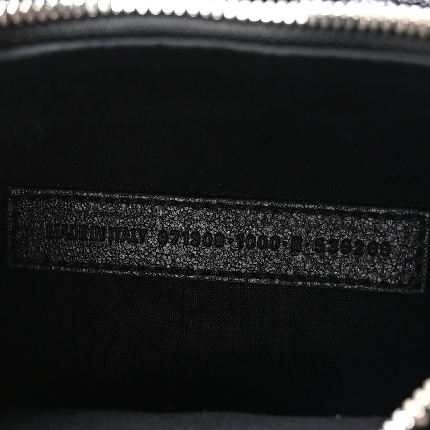 Balenciaga Agneau Arena Le Cagole Fringe Shoulder Bag XS Black 8 of 11