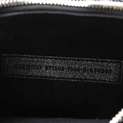 Balenciaga Agneau Arena Le Cagole Fringe Shoulder Bag XS Black 8 of 11