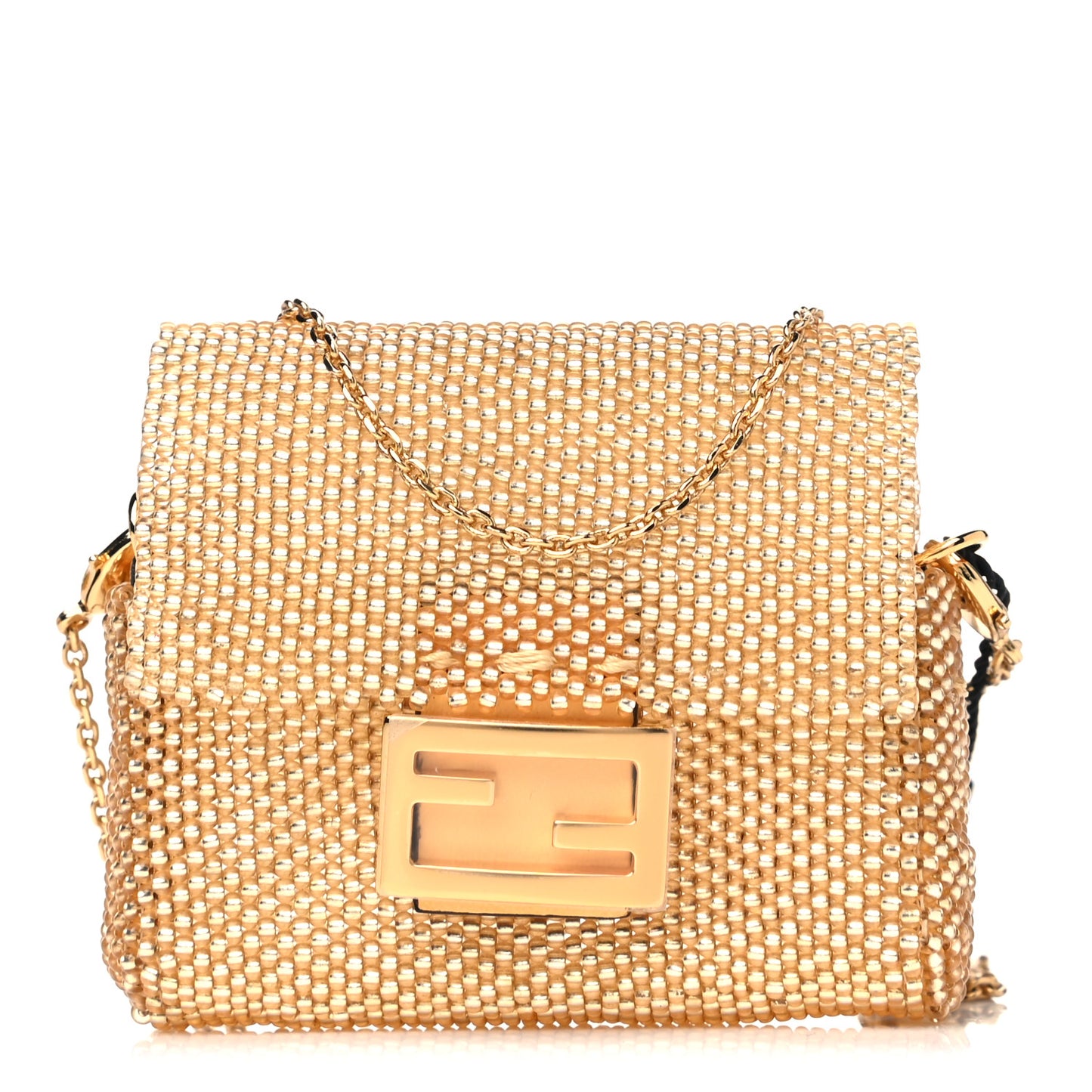 Glass Vitello King Beaded Mini Pico Baguette Charm Semolino