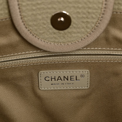 Chanel Mixed Fibers Medium Deauville Tote Grey 7 of 12