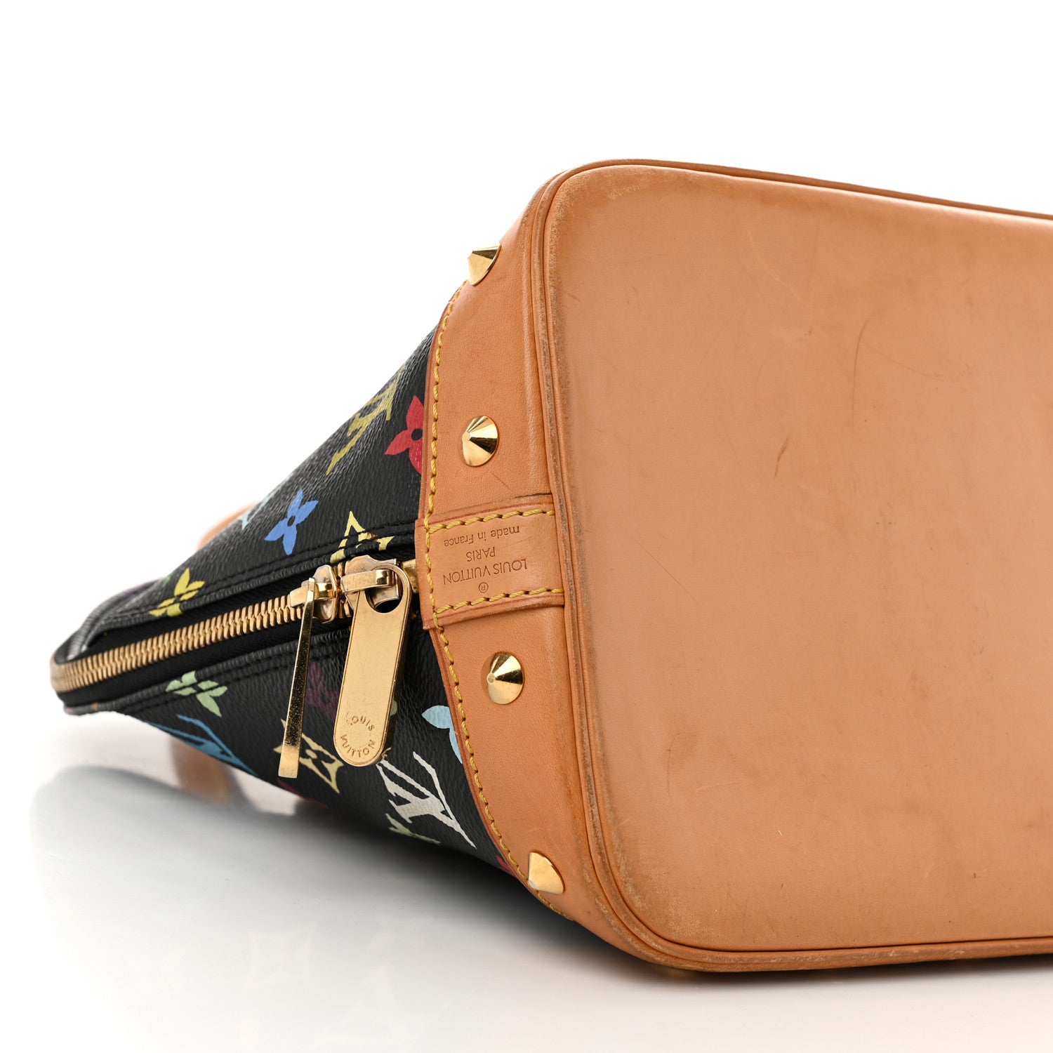 Louis Vuitton Monogram Multicolor Alma Black 9 of 13