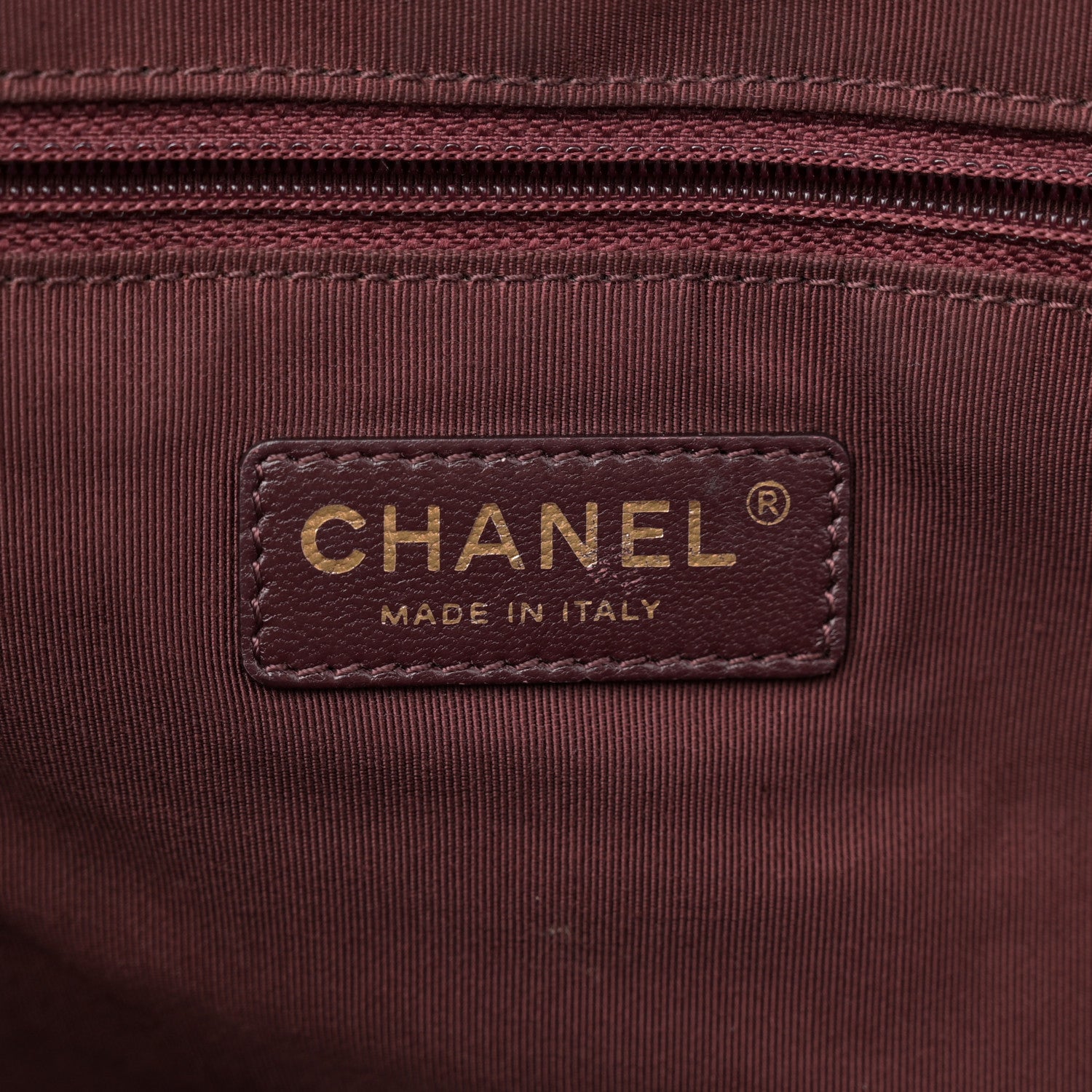 Chanel Iridescent Calfskin Quilted Happy Stitch Shopping Tote Black 6 of 12