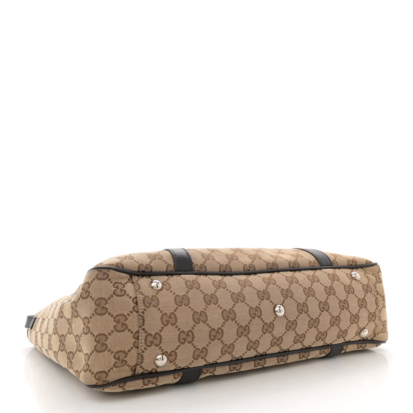 Monogram Medium Twins Tote Dark Brown