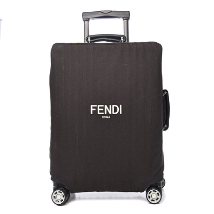 Fendi X RIMOWA Aluminum FF Print Roll Away Carry On Luggage Silver 2 of 15