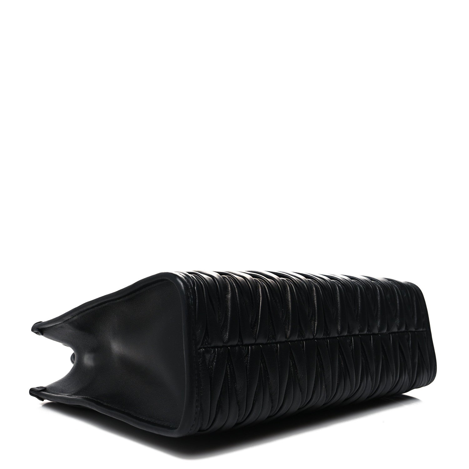 Miu Miu Nappa Matelasse Tote Bag Black 3 of 8