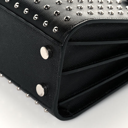 Saint Laurent Grain De Poudre Studded Nano Sac De Jour Black 10 of 10