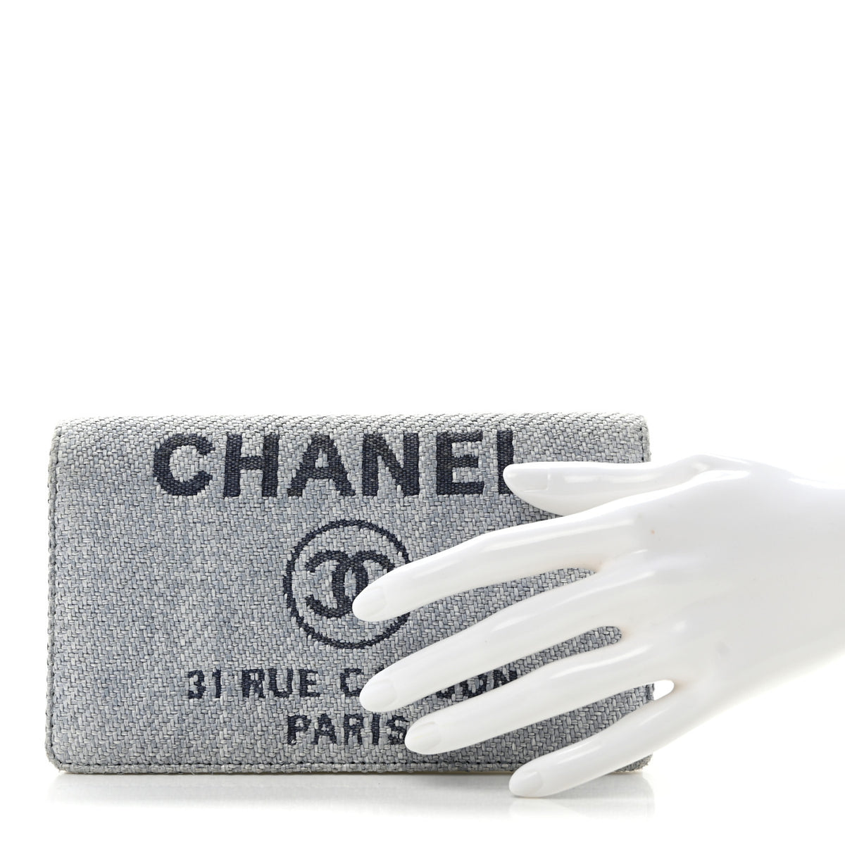 Canvas Deauville Small Wallet Blue