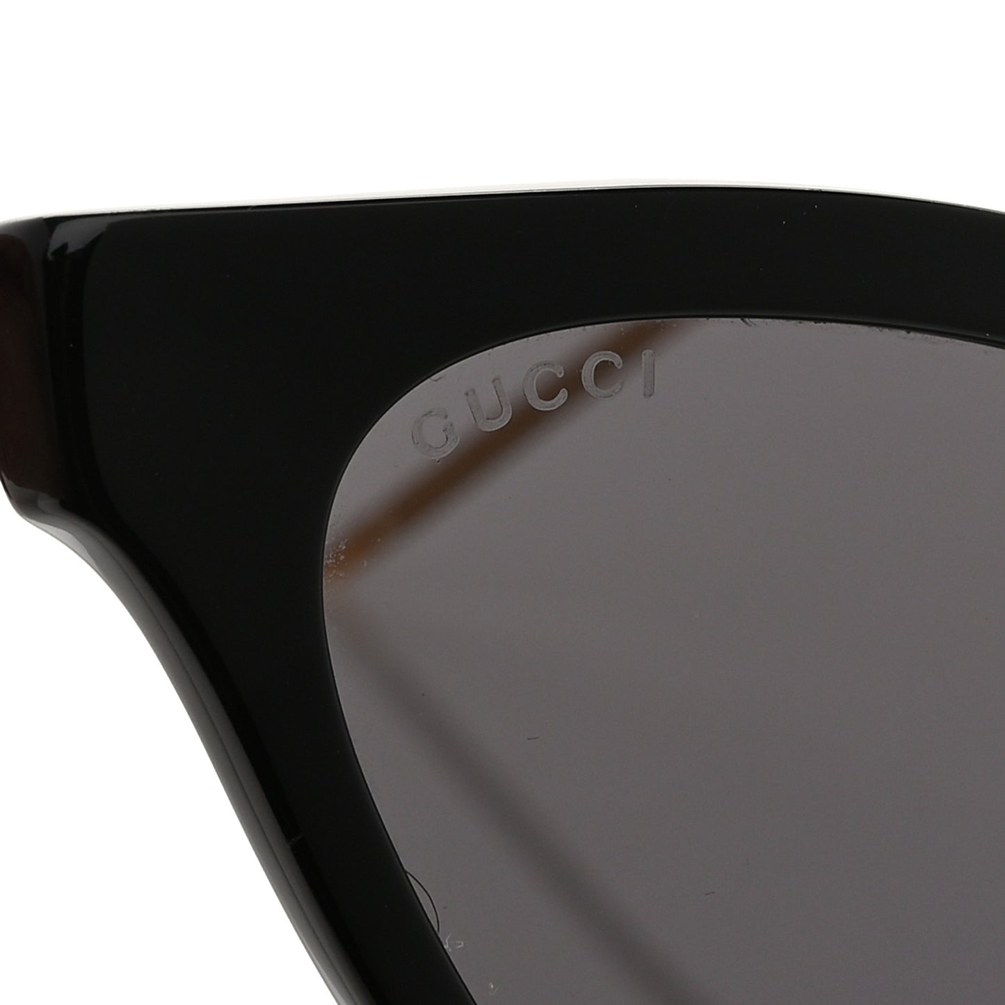Acetate Cat Eye GG0708S Sunglasses Black