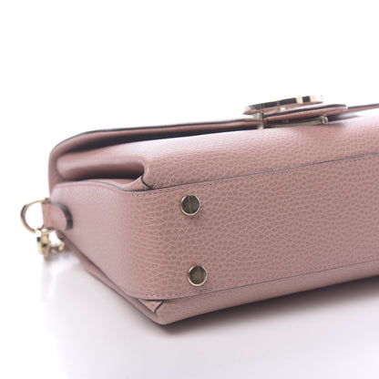 Gucci Dollar Calfskin Interlocking G Top Handle Shoulder Bag Soft Pink 9 of 10