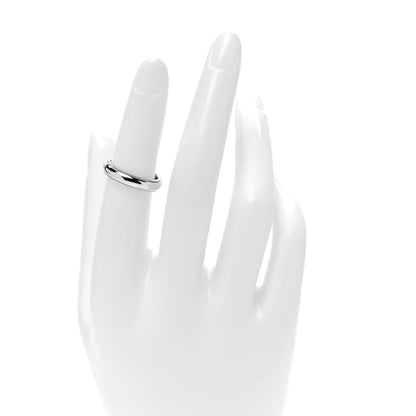 Tiffany Platinum 4mm Classic Milgrain Wedding Band Ring 50 5.25 2 of 5