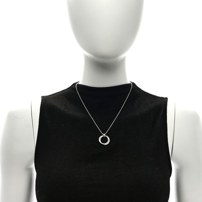 Tiffany 18K White Gold Diamond Paloma's Melody Pendant Necklace 2 of 4