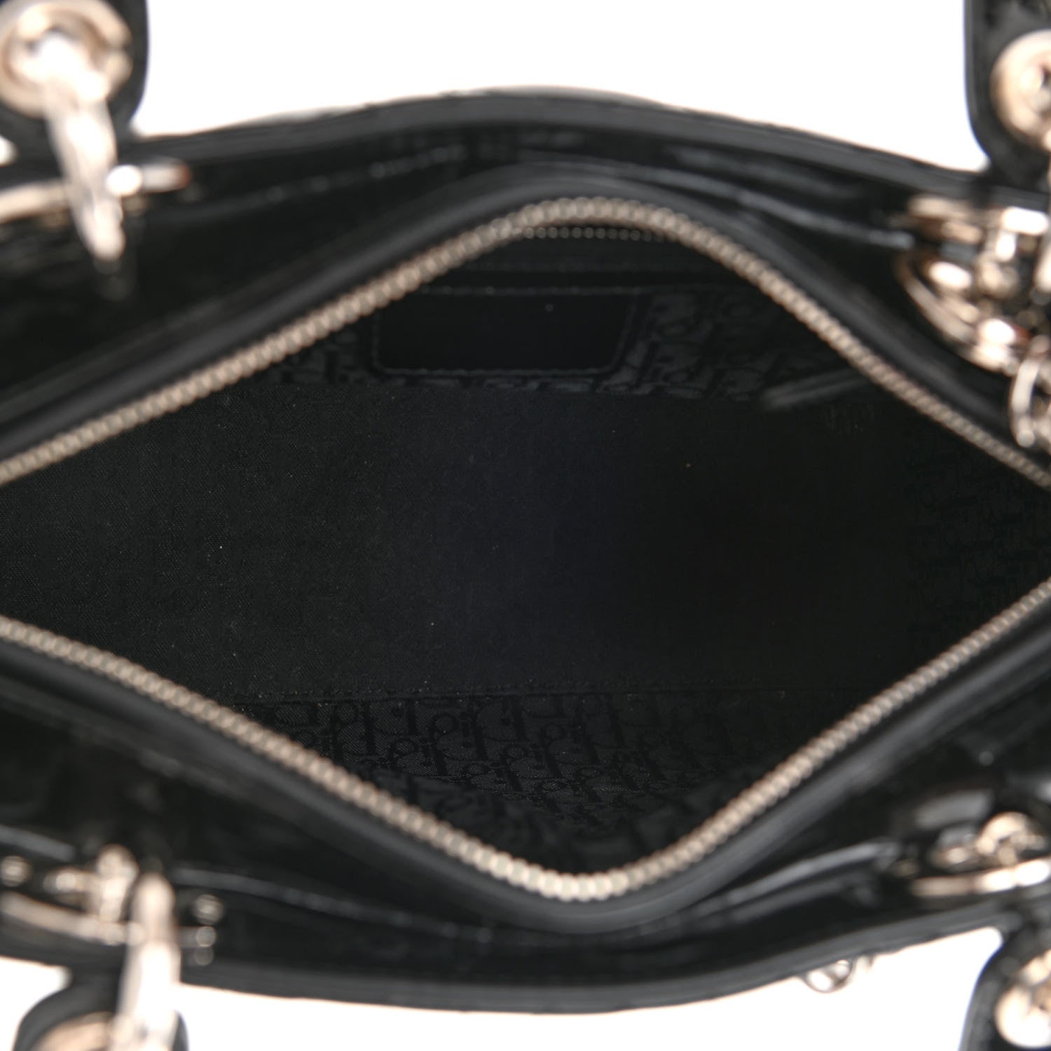Christian Dior Patent Cannage Medium Lady Dior Black 5 of 8