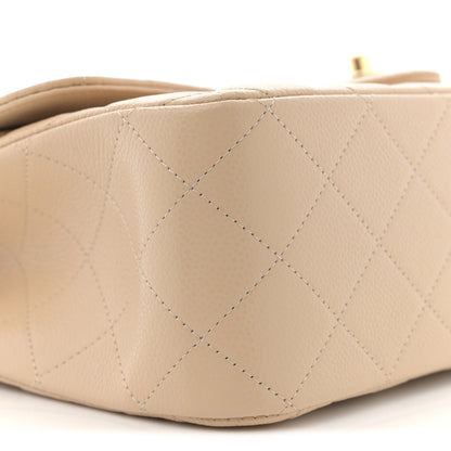 Chanel Caviar Quilted Jumbo Double Flap Beige Clair 9 of 12