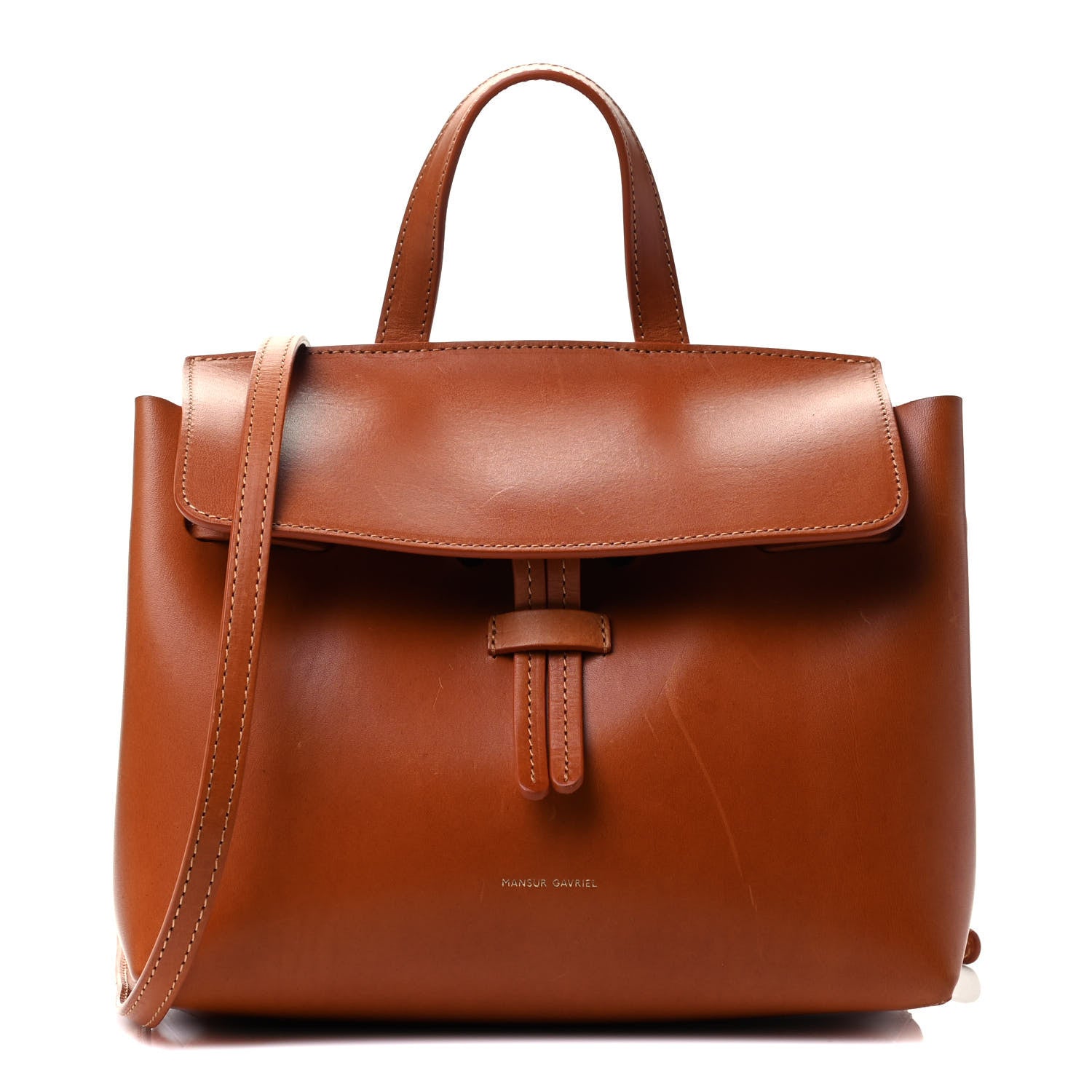Mansur Gavriel Calfskin Mini Mini Lady Bag Camello Rosa 1 of 4