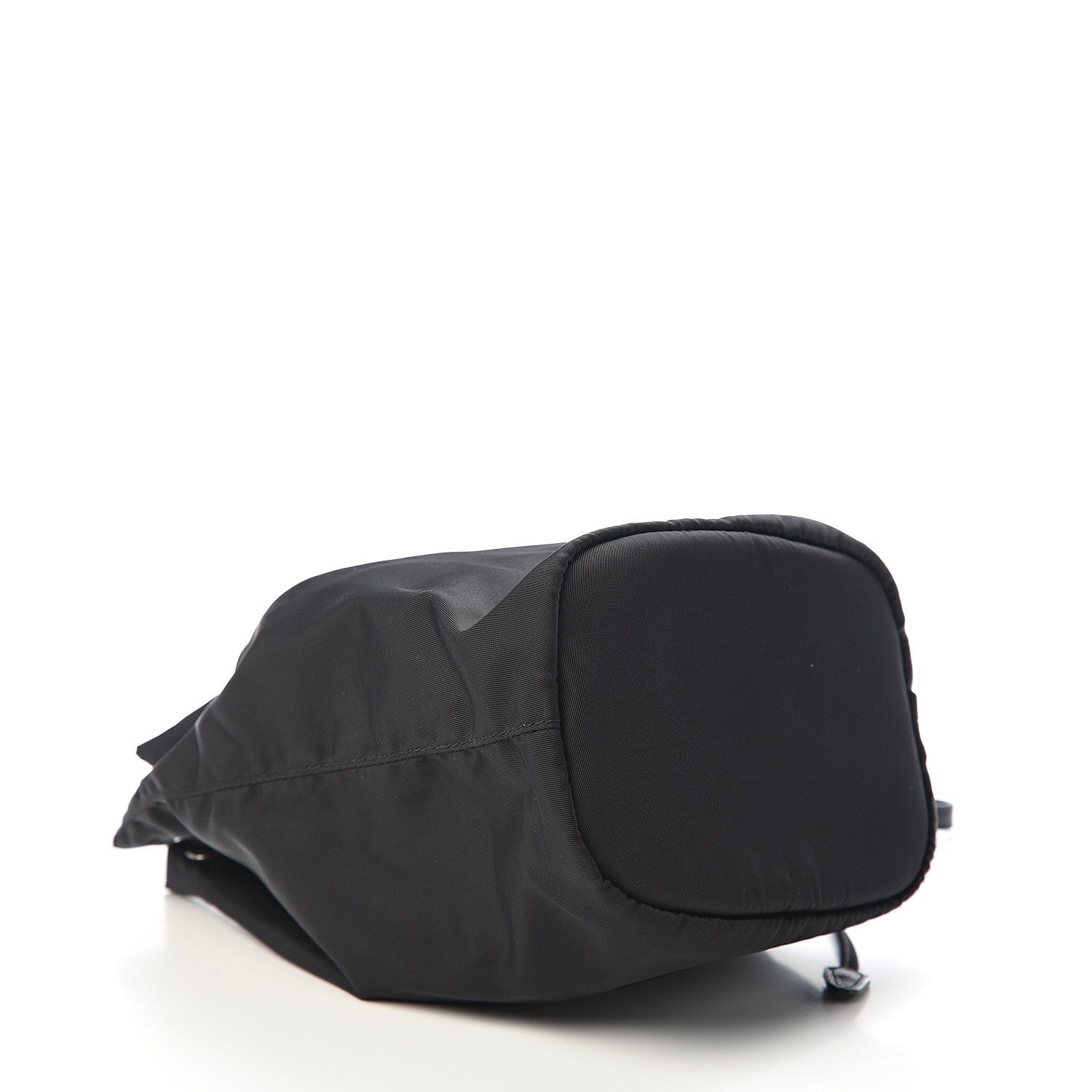 Prada Saffiano Tessuto Nylon Vela Bucket Wristlet Black 3 of 6