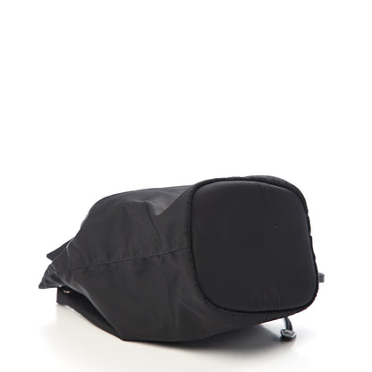Prada Saffiano Tessuto Nylon Vela Bucket Wristlet Black 3 of 6