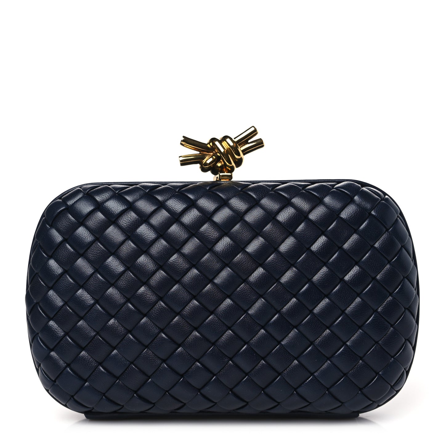 Nappa Intrecciato Knot Clutch Space