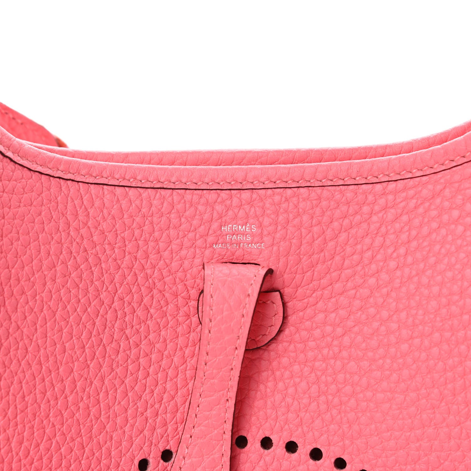 Hermes Taurillon Clemence Allegro Evelyne TPM Rose Azalee Rose Confetti 7 of 11