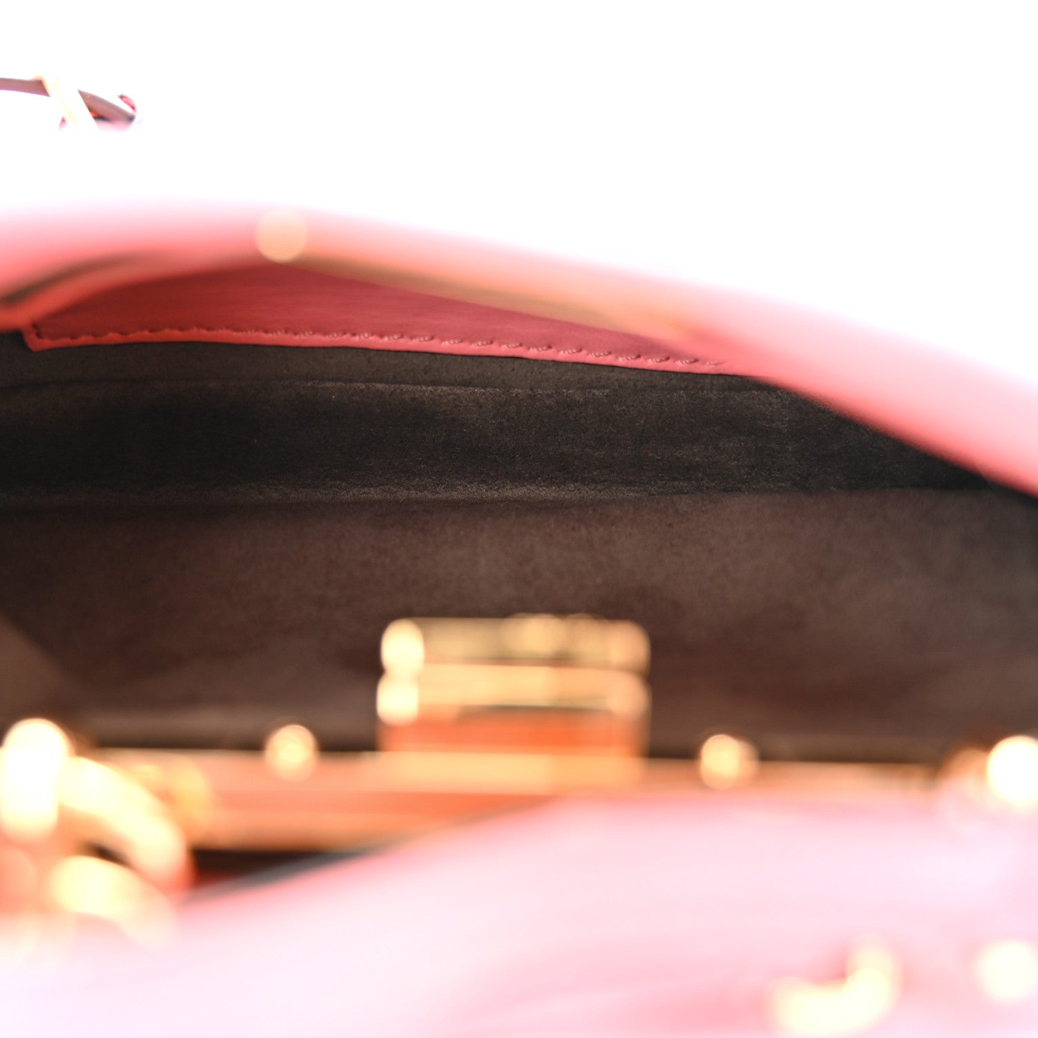 Fendi Shiny Nappa Micro Peekaboo Iconic Satchel Rosa Fluo 5 of 11