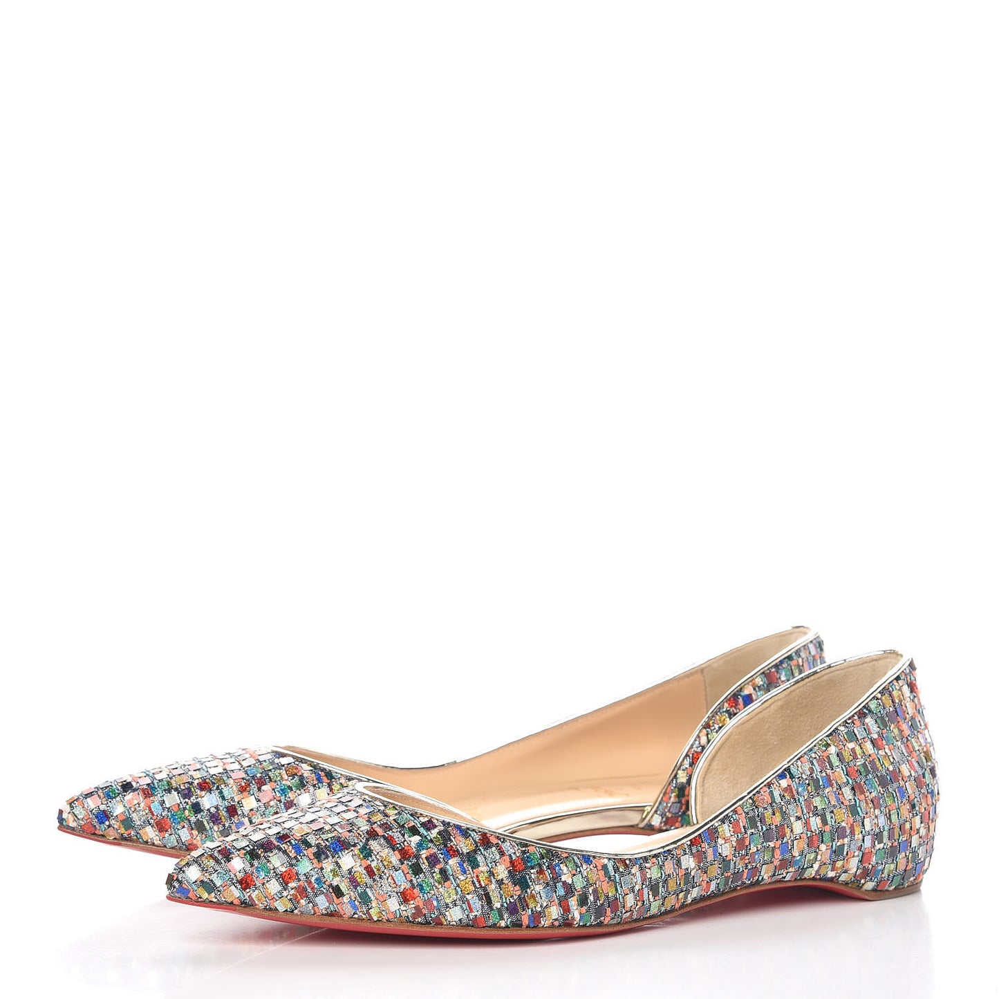 Tresse Vitraux Specchio Iriza Flats 37 Multicolor