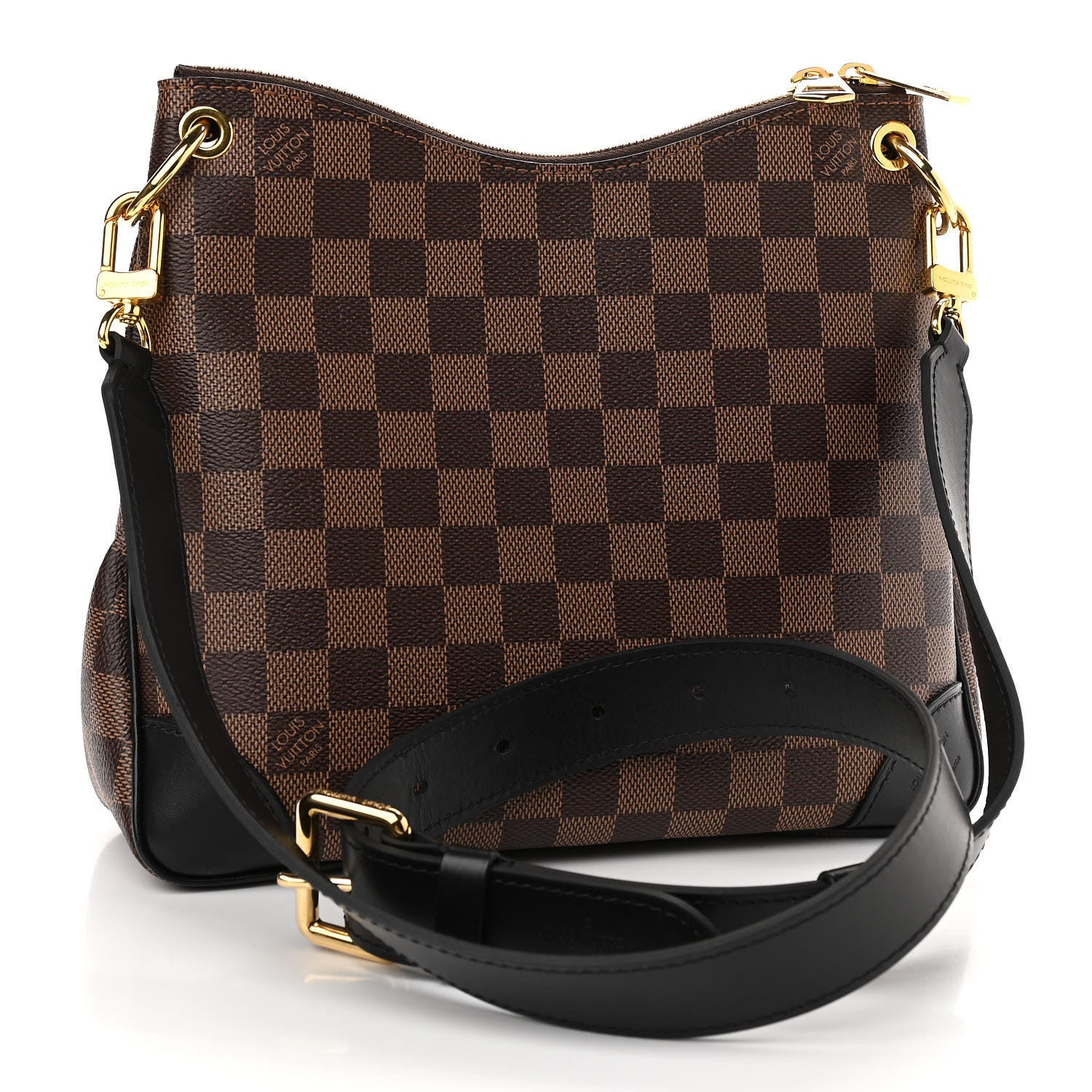 Louis Vuitton Damier Ebene Odeon PM Black 3 of 8