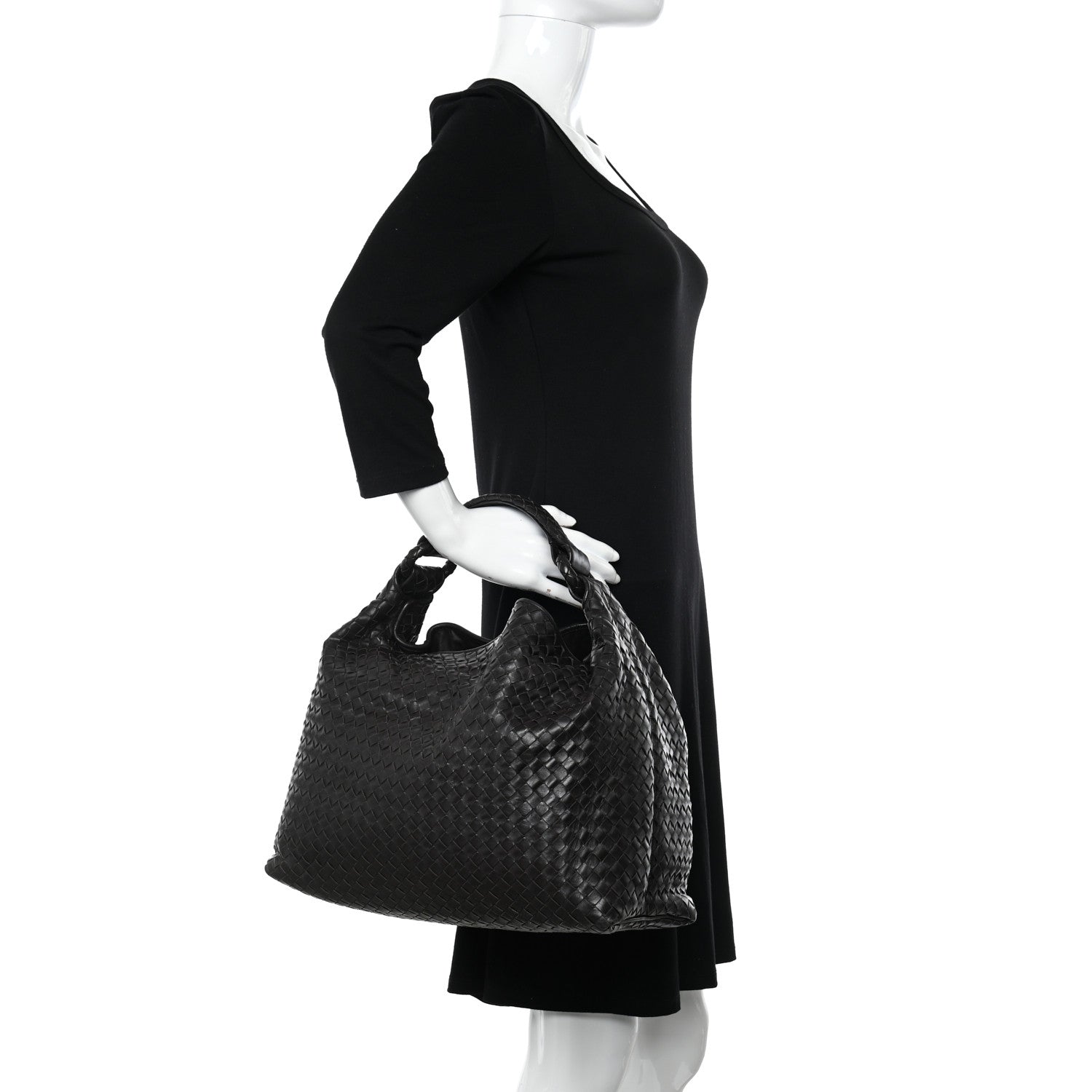 Bottega Veneta Nappa Intrecciato Sloane Hobo Moro 2 of 9