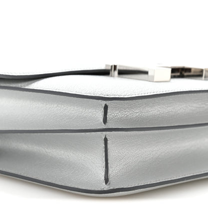 Hermes Metallic Chevre Chamkilight Constance 18 Argent 10 of 12