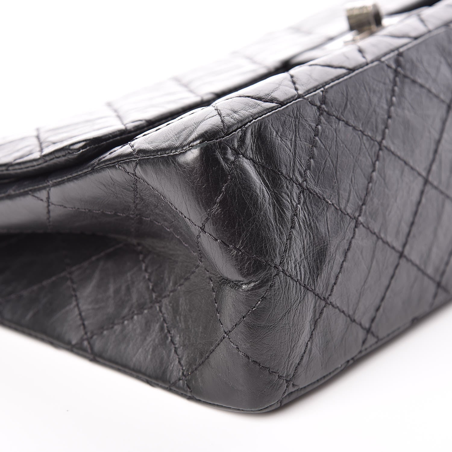 Chanel Aged Calfskin Quilted 2.55 Reissue 226 Flap Black 6 of 11