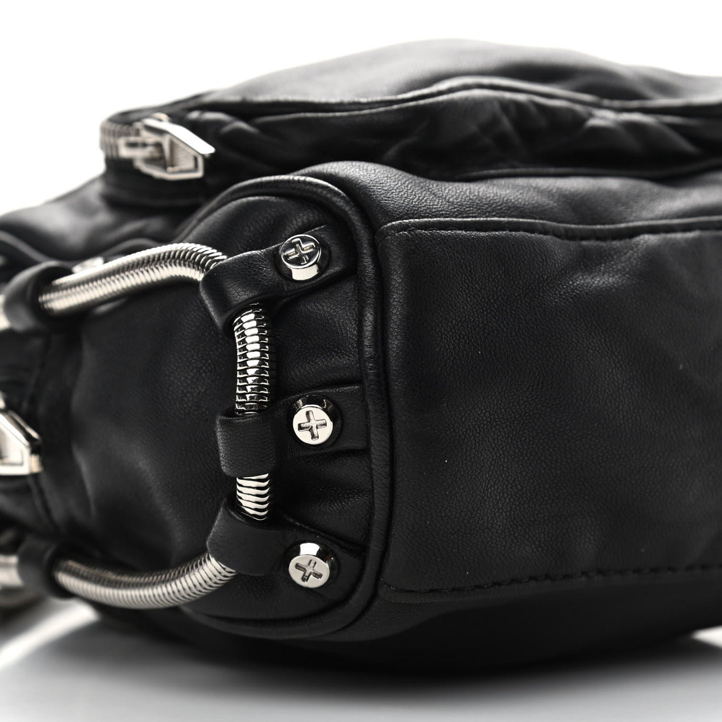 Lambskin Mini Brenda Chain Camera Bag Black