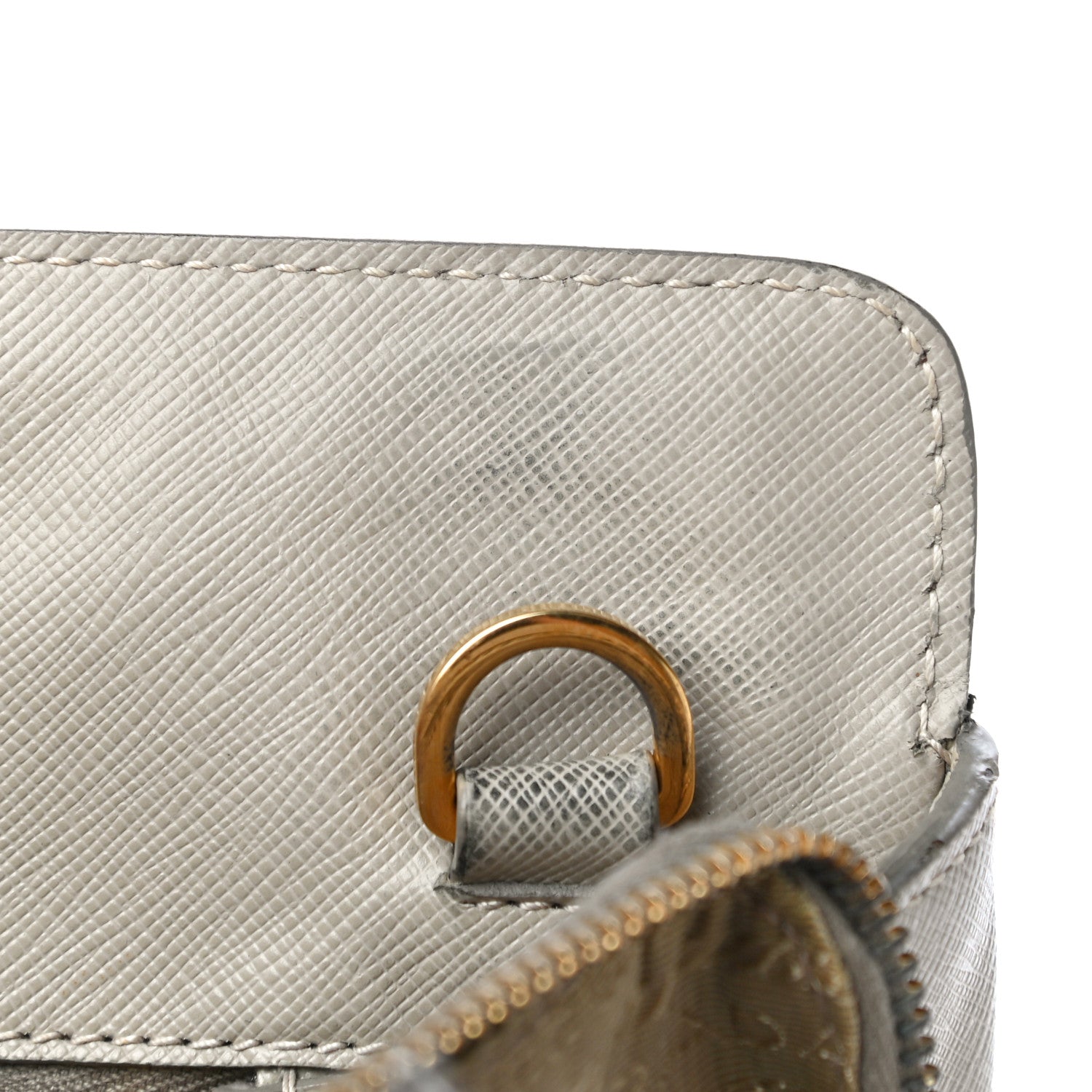 Prada Saffiano Top Handle Tote Pomice 10 of 14