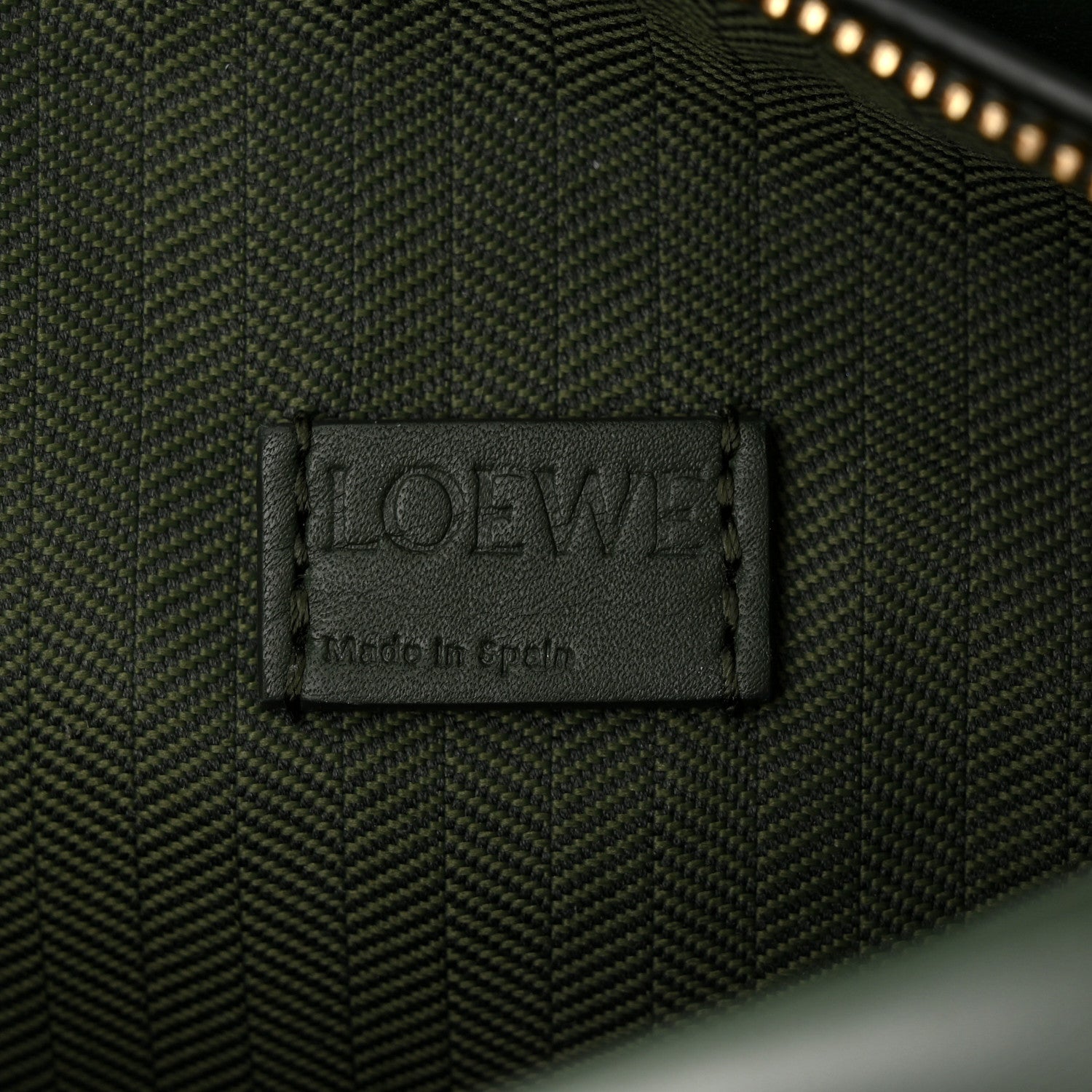 Loewe Satin Calfskin Mini Puzzle Bag Vintage Khaki 6 of 12