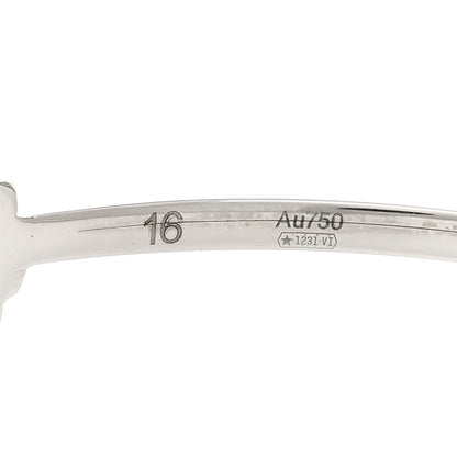 Gucci 18K White Gold Diamond GG Running Cuff Bracelet 4 of 4