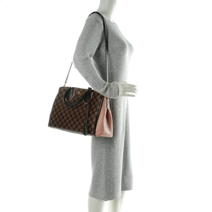 Louis Vuitton Cuir Taurillon Damier Ebene Normandy Magnolia 2 of 8