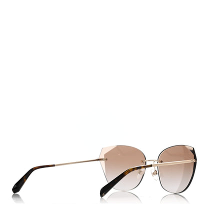 Chanel Metal Cat Eye Sunglasses 4237 Gold 4 of 9