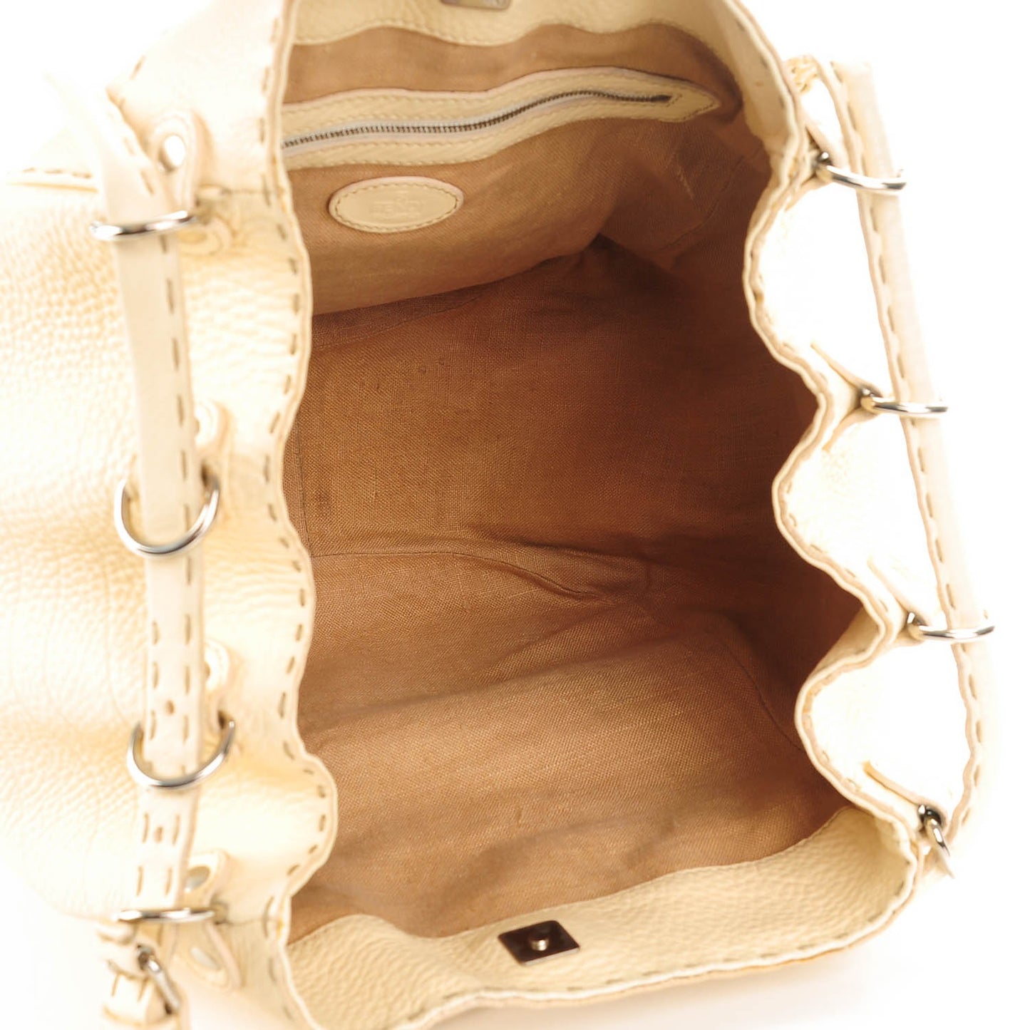 Calfskin Romano Selleria Small Bucket Butter