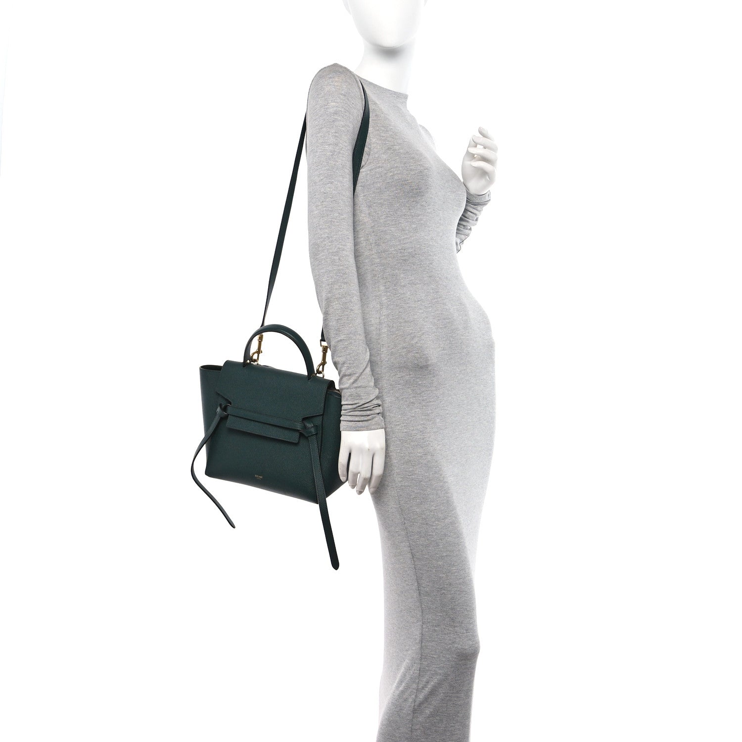 Celine Grained Calfskin Micro Belt Bag Amazone 2 of 12